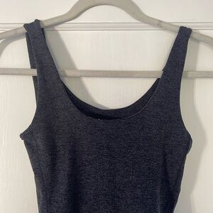 Live The Process Dark Gray Tank Top